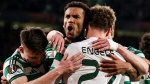 Celtic 4-2 Utrecht: Club record set as hoops qualify for Europa League play-offs