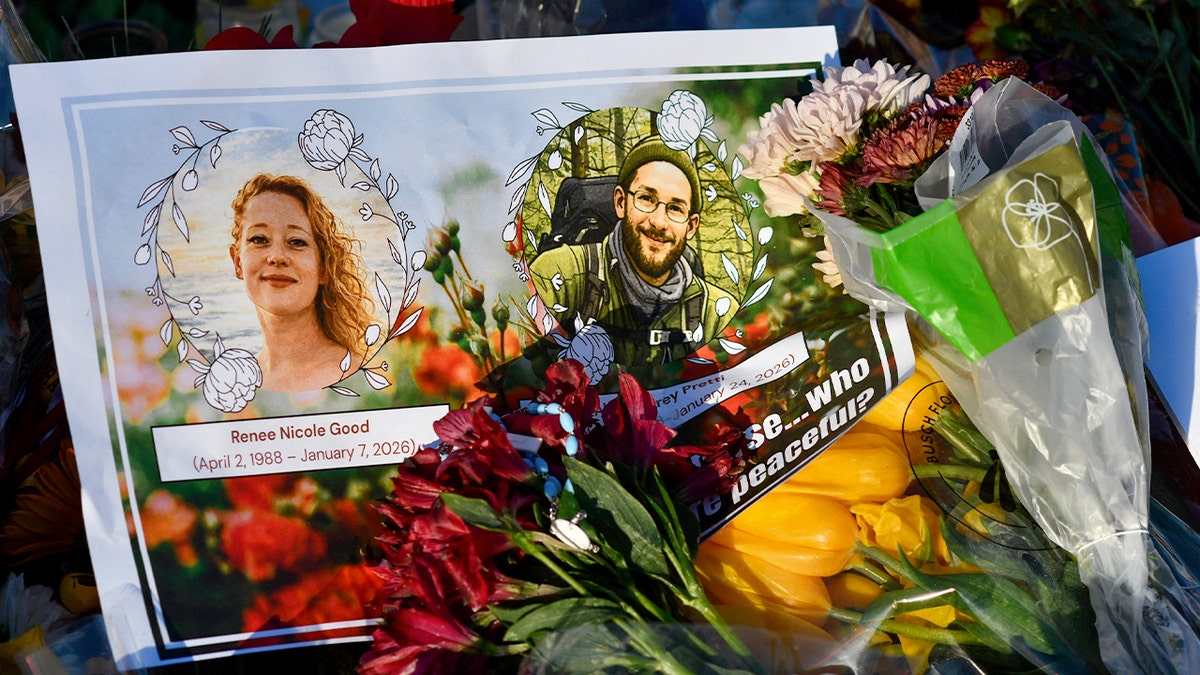 A memorial for Renee Good and Alex Pretti