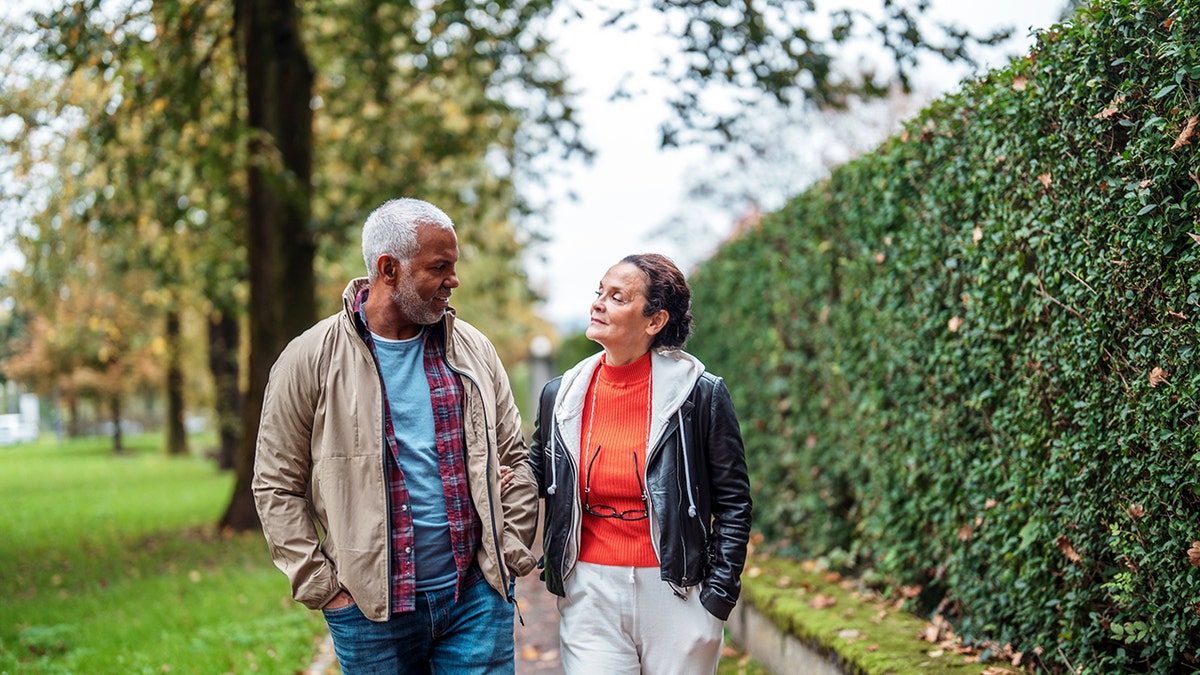 Couple walking