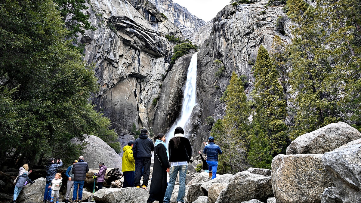 Cathedral rocks in Yosemite National