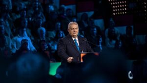 Orbán denounces ‘Putin-ing’ as he slams the EU as the real threat