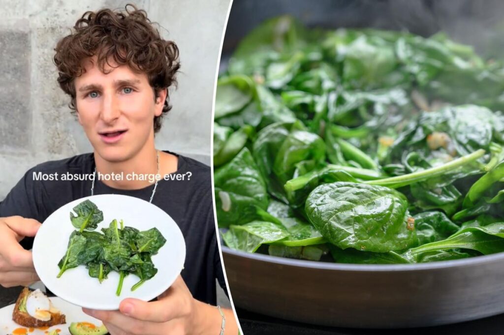 Food blogger stunned at ‘absurd’ price restaurant charged for measly side of spinach: ‘Biggest rip-off’