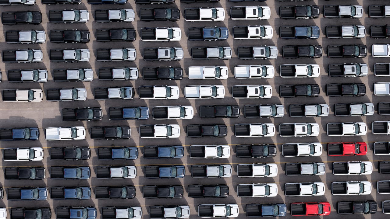 Aerial (drone) images of the GM [General Motors) Oshawa Assembly late summer.