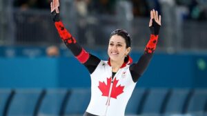 Canadian speed skater Béatrice Lamarche 5th in women’s 1,000 metres of her Olympic debut