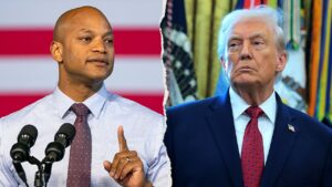 Political stink: Maryland Gov. Wes Moore calls Trump’s sewage spill blame ‘absurd’