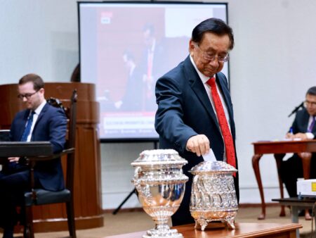 Peru appoints Jose Maria Balcazar as president, ninth leader in a decade