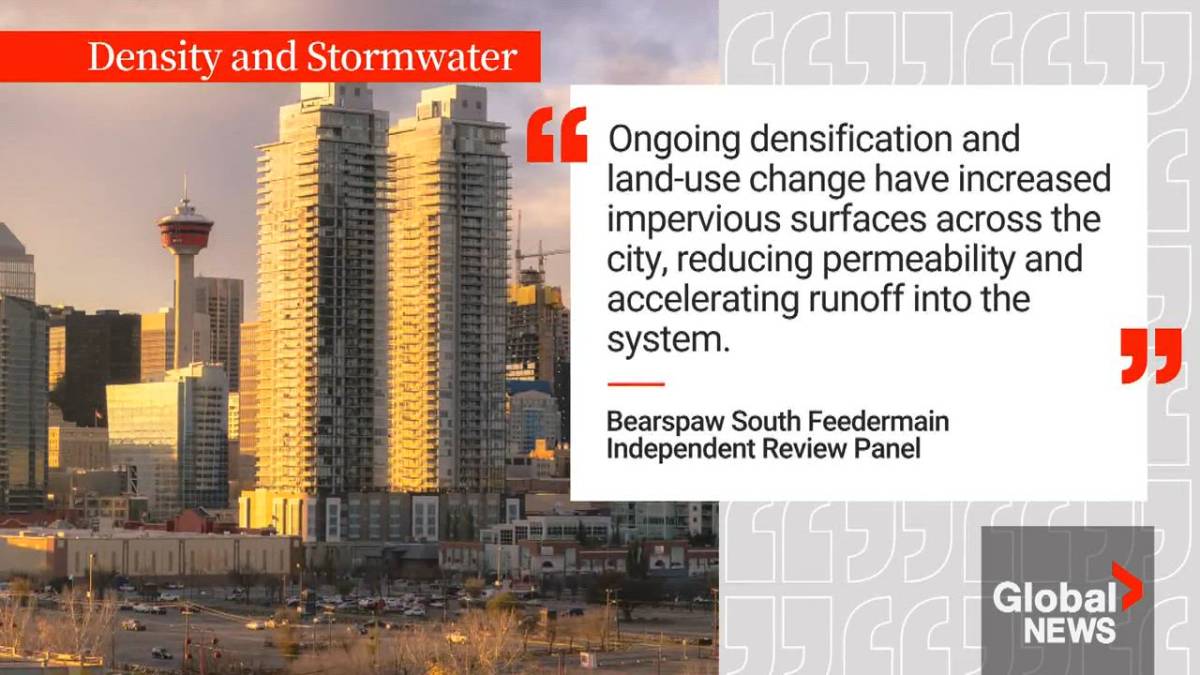 Click to play video: 'Impact of density on Calgary infrastructure faces questions '
