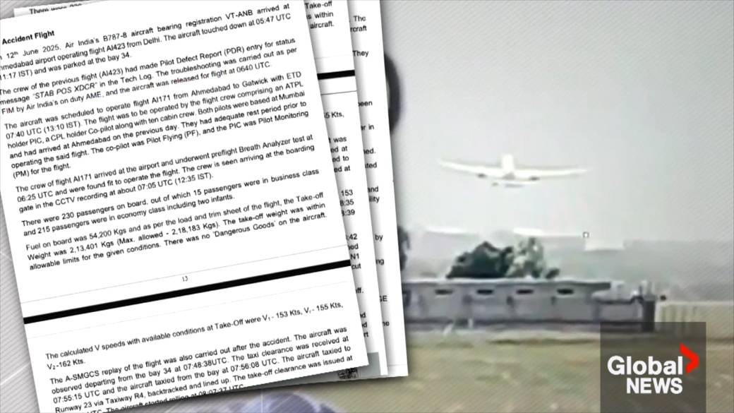 Click to play video: 'Investigation into Air India plane finds fuel was cut off moments before crash'