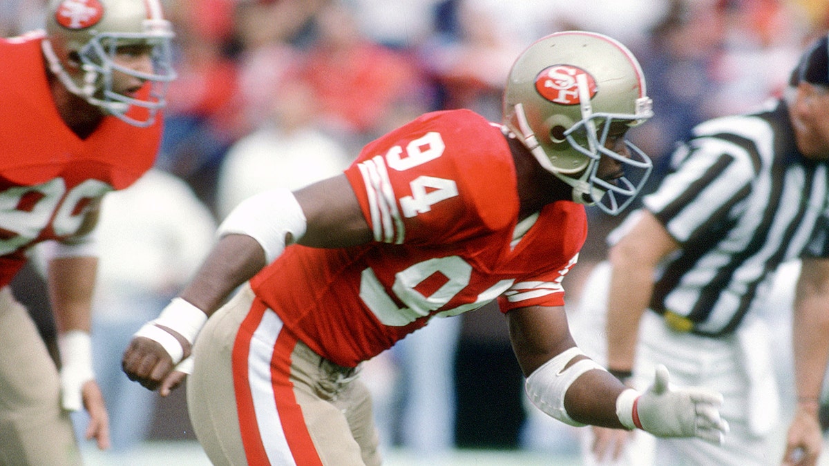 Charles Haley rushing