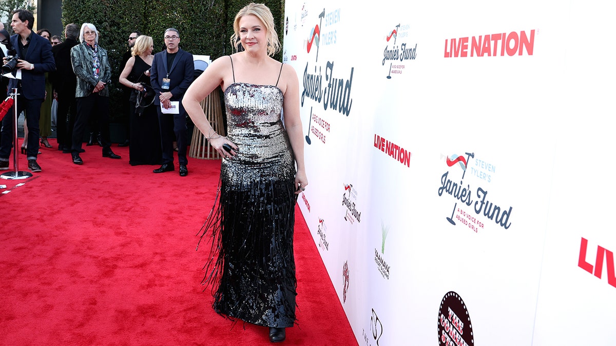 Melissa Joan Hart on red carpet at Janie's Fund 7th Annual Grammy Party Presented By Live Nation.