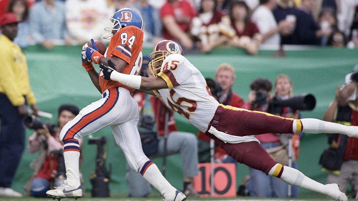 Barry Wilburn makes a tackle