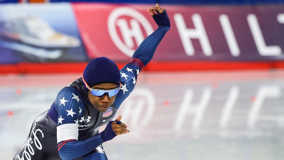 Erin Jackson racing in Canada in 2025