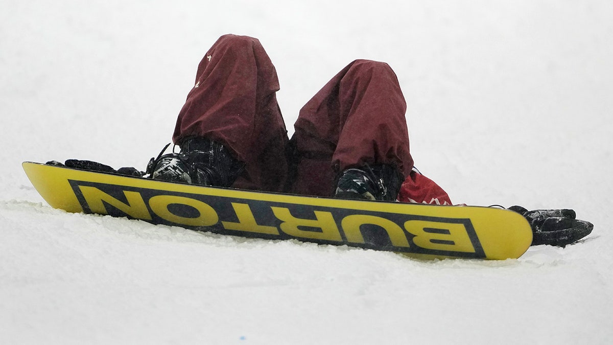 Mark McMorris after crashing