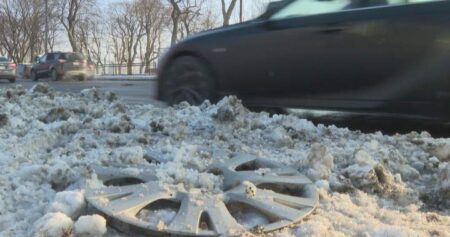 Montreal mayor falls victim to city’s growing pothole problem