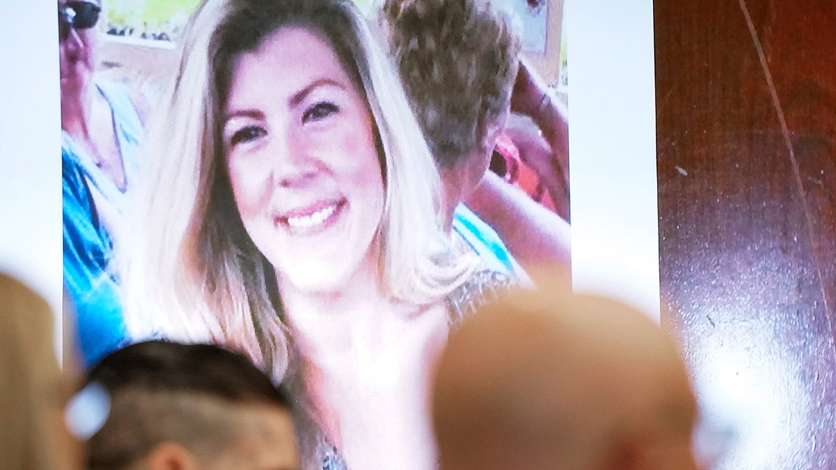 A photo of Kristine Melton shown in court.