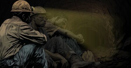 A rope was the miners’ lifeline to the surface. Then it stopped moving