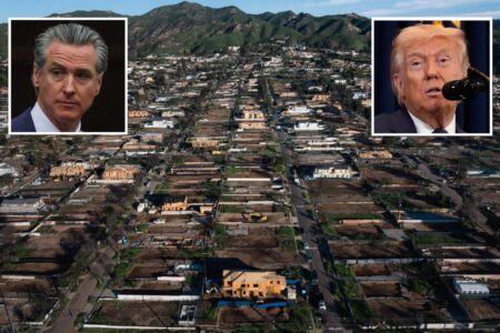 Gavin Newsom quietly meets with Palisades fire survivors — as he feuds with Trump over aid