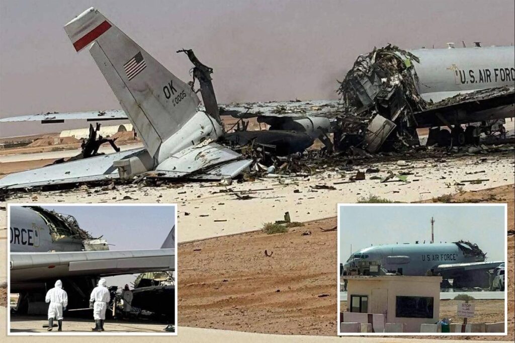 $270M E-3 Sentry spy plane demolished by Iranian attack at Saudi air base: photos