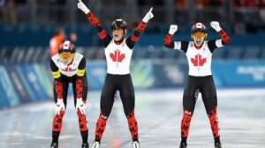 Canadian speed skating women capture gold for back-to-back Olympic titles in team pursuit