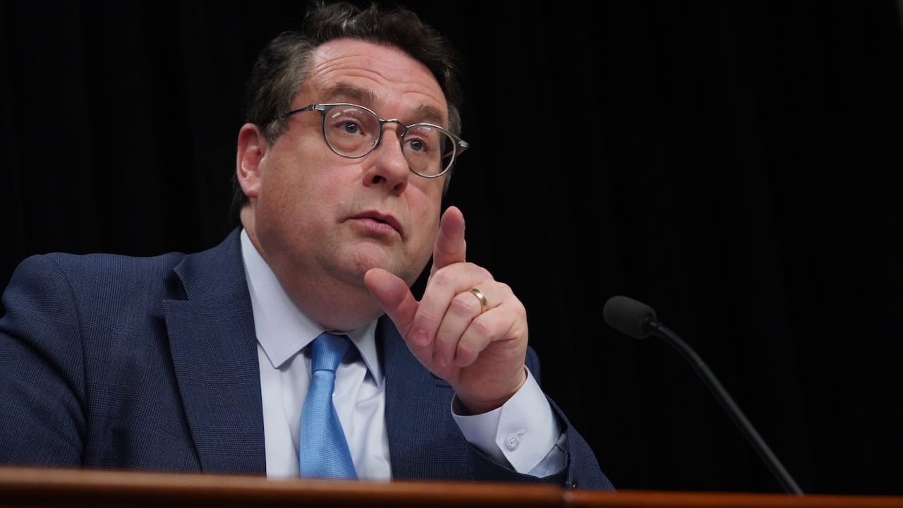 Man speaking and pointing