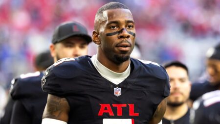 Kyle Pitts blasts ‘fake emotion’ from NFL players who skipped Rondale Moore’s celebration of life