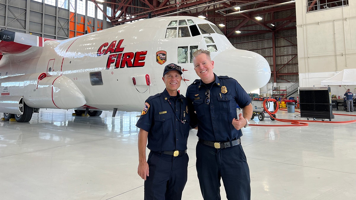 cal fire firefighters mike morlan and stu sprung