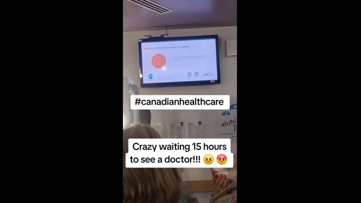 Canadian patients left waiting 15+ hours in emergency room, video shows