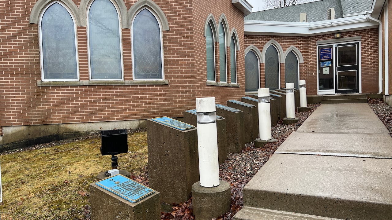 Plaques are shown in Halifax