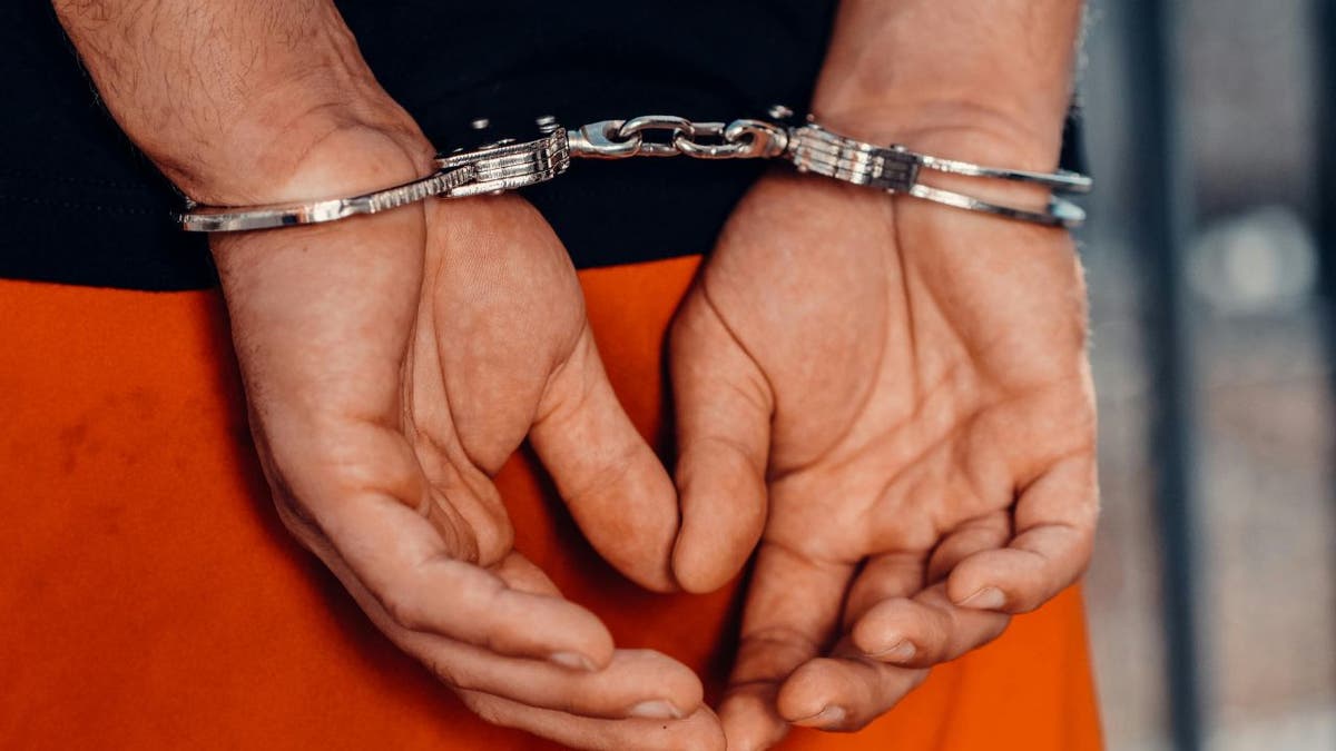 Man handcuffed.