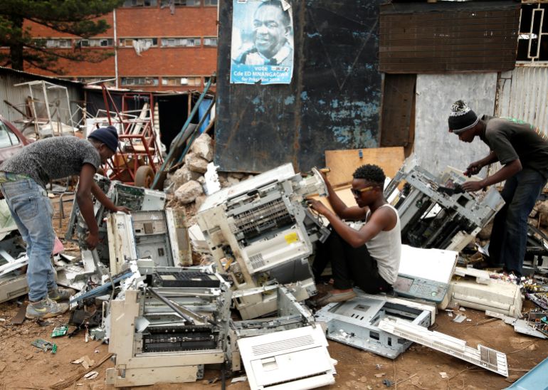 Zimbabwe waste picking