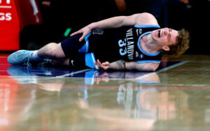 Villanova starting forward Matt Hodge will miss the rest of the season with a torn ACL