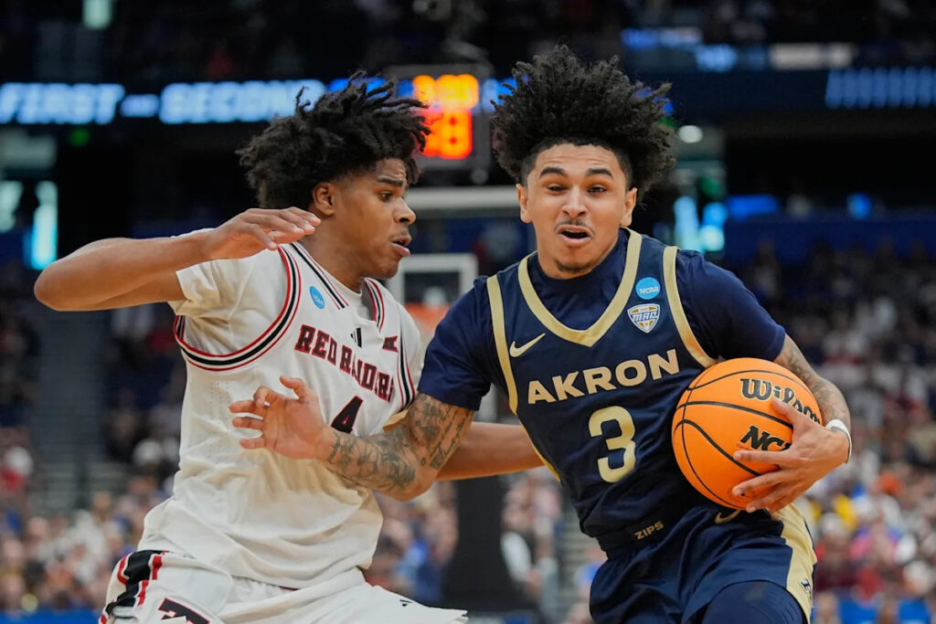 Jaylen Petty scores 24 as Texas Tech beats Akron 91-71 in NCAA Tournament first round