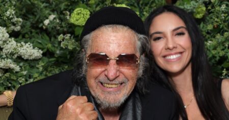 Al Pacino, 85, and On-Off Girlfriend Noor Alfallah, 32, Make Rare Appearance at Pre-Oscars Party