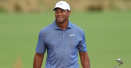Tiger Woods’ Mugshot and Crash Photos Revealed After DUI Charge and SUV Rollover in Florida