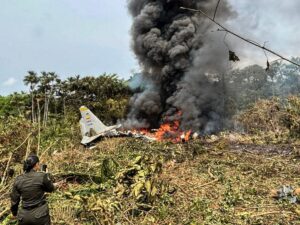 Death toll in Colombian military plane crash rises to 69