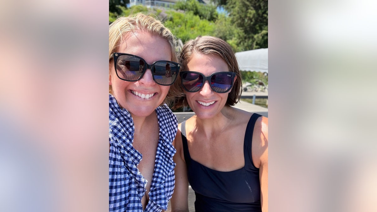 Amy Piccioli with her friend and donor, Lauren Prior