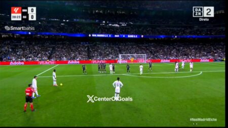 WATCH: Antonio Rudiger volleys Real Madrid into first half lead against Elche