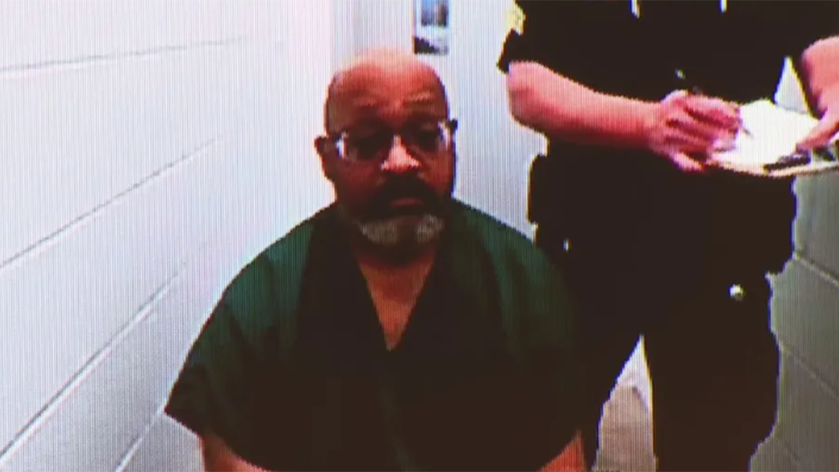 Benjamin Wagner is pictured at a virtual court hearing via Zoom.