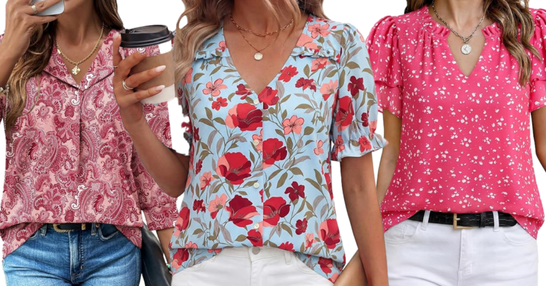 Amazon’s Early 2026 Spring Blouse Drop Just Landed — Shop 17 Stylish Picks (From $9!)