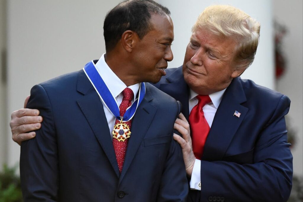 Trump speaks on close friend Tiger Woods’ Florida car crash: ‘He’s got some difficulty’