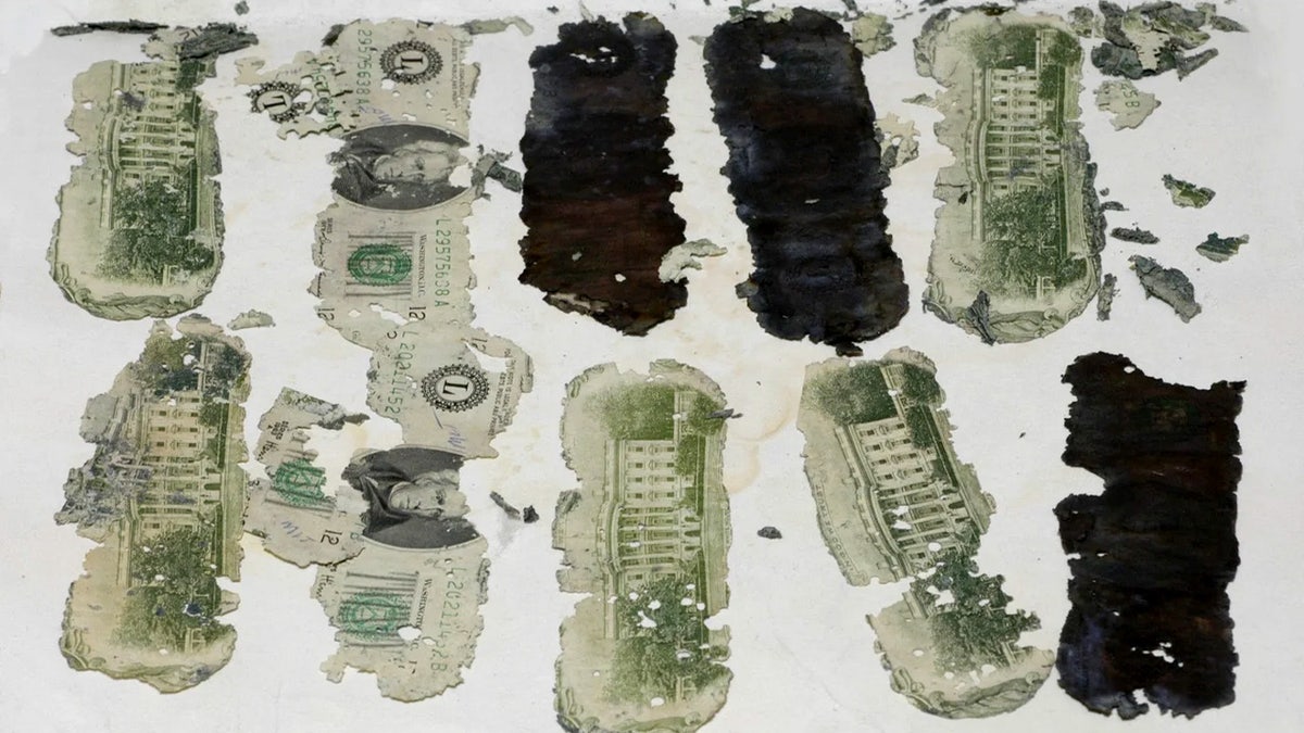 Money recovered from the plane hijacking