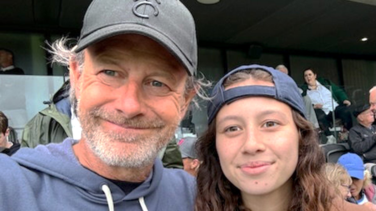 Ed Matthews with his daughter.