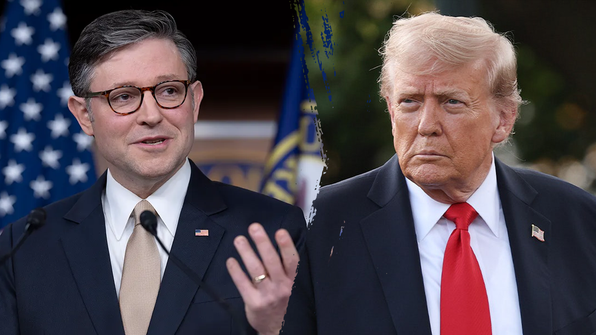 Mike Johnson and Donald Trump