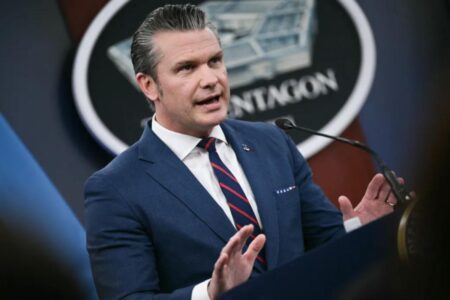 Hegseth tells US service members ‘This is your moment,’ warns that they face a ‘determined enemy’