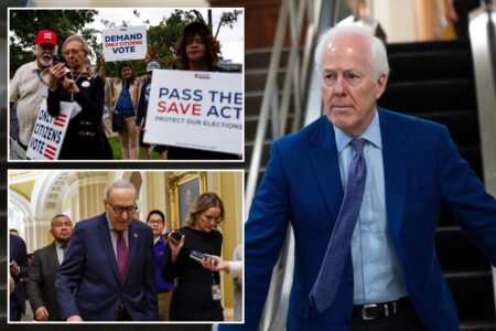 Sen. John Cornyn calls on Republicans to change filibuster rules to pass SAVE Act