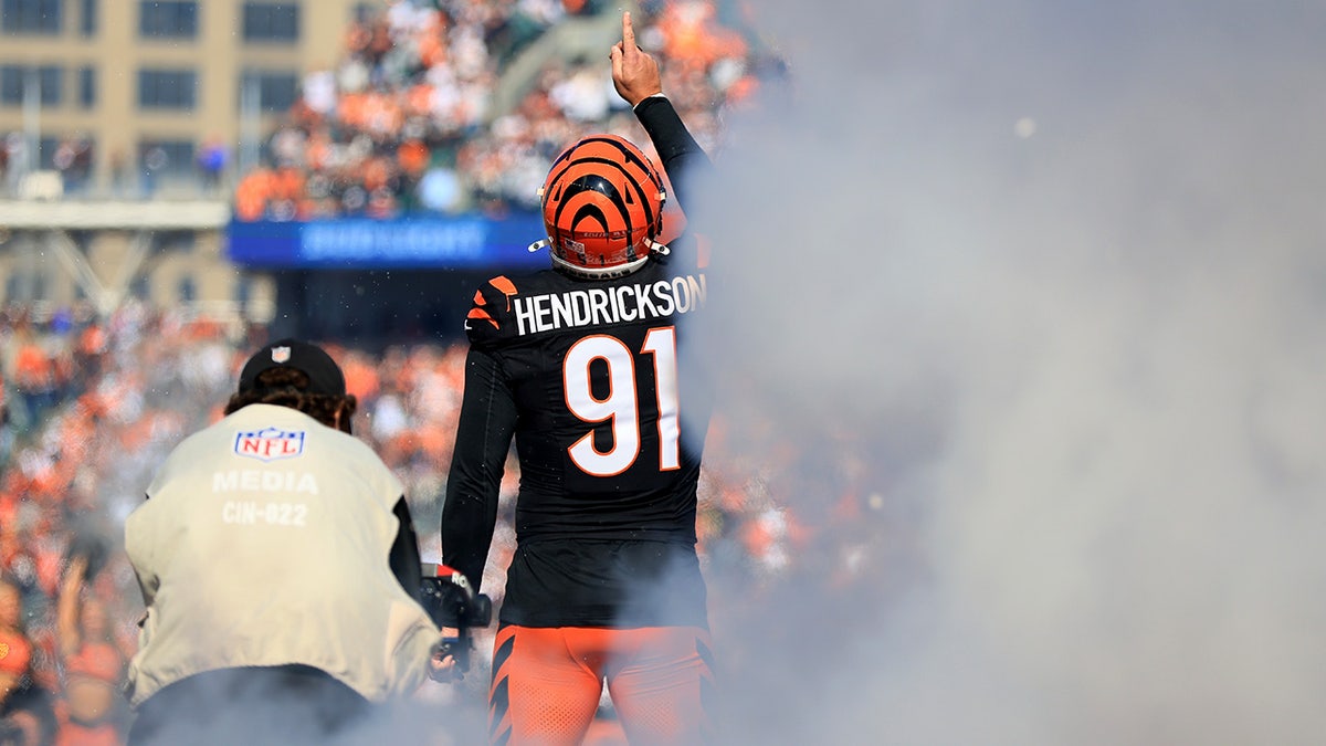 Trey Hendrickson exits tunnel