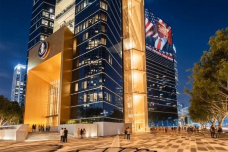 Trump unveils renderings for soaring Miami skyscraper that will serve as his presidential library