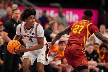 Texas Tech’s Christian Anderson injured on glass floor at Big 12 tournament