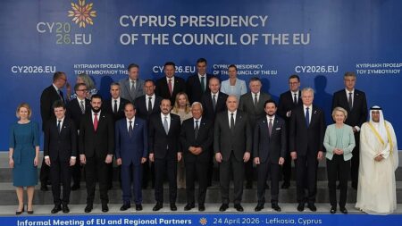 EU leaders vow to boost security and economic ties with Middle East