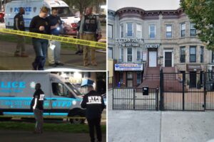 Shower cap-wearing woman hacks man to death with knife in clash on Brooklyn street: cops